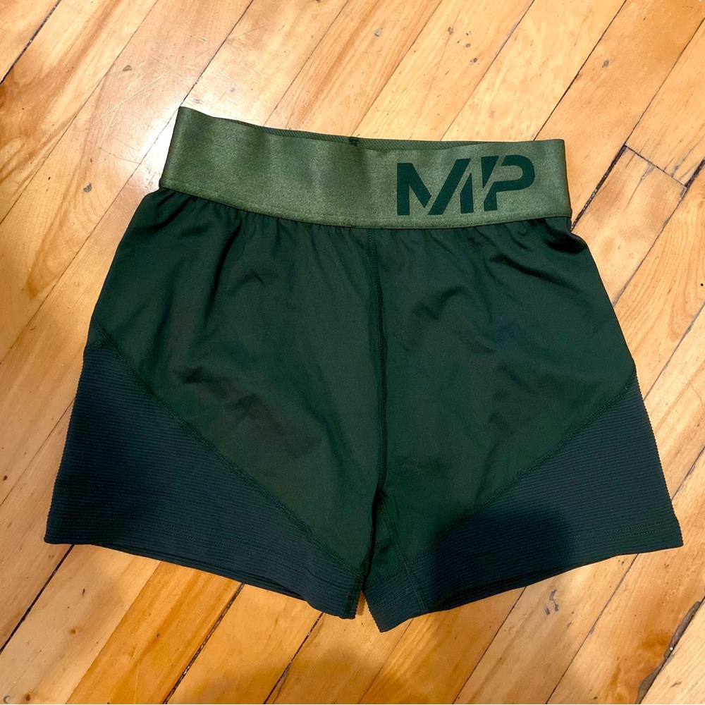 MP Women's Textured Shorts- Dark Green